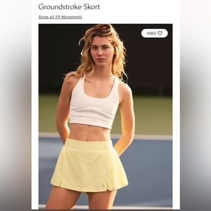 Free People Movement Groundstroke Skort